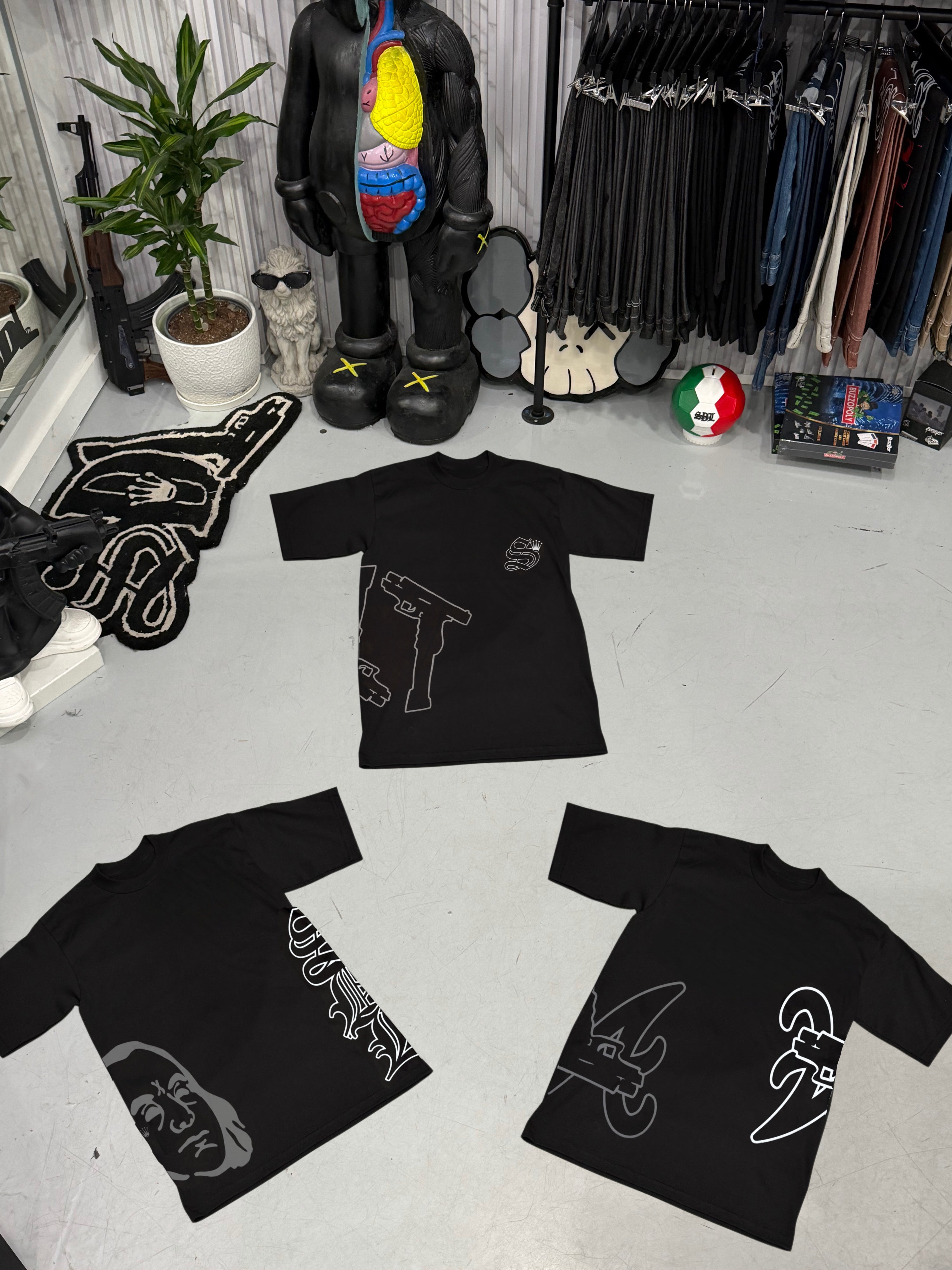 SDL BLACK T-SHIRTS