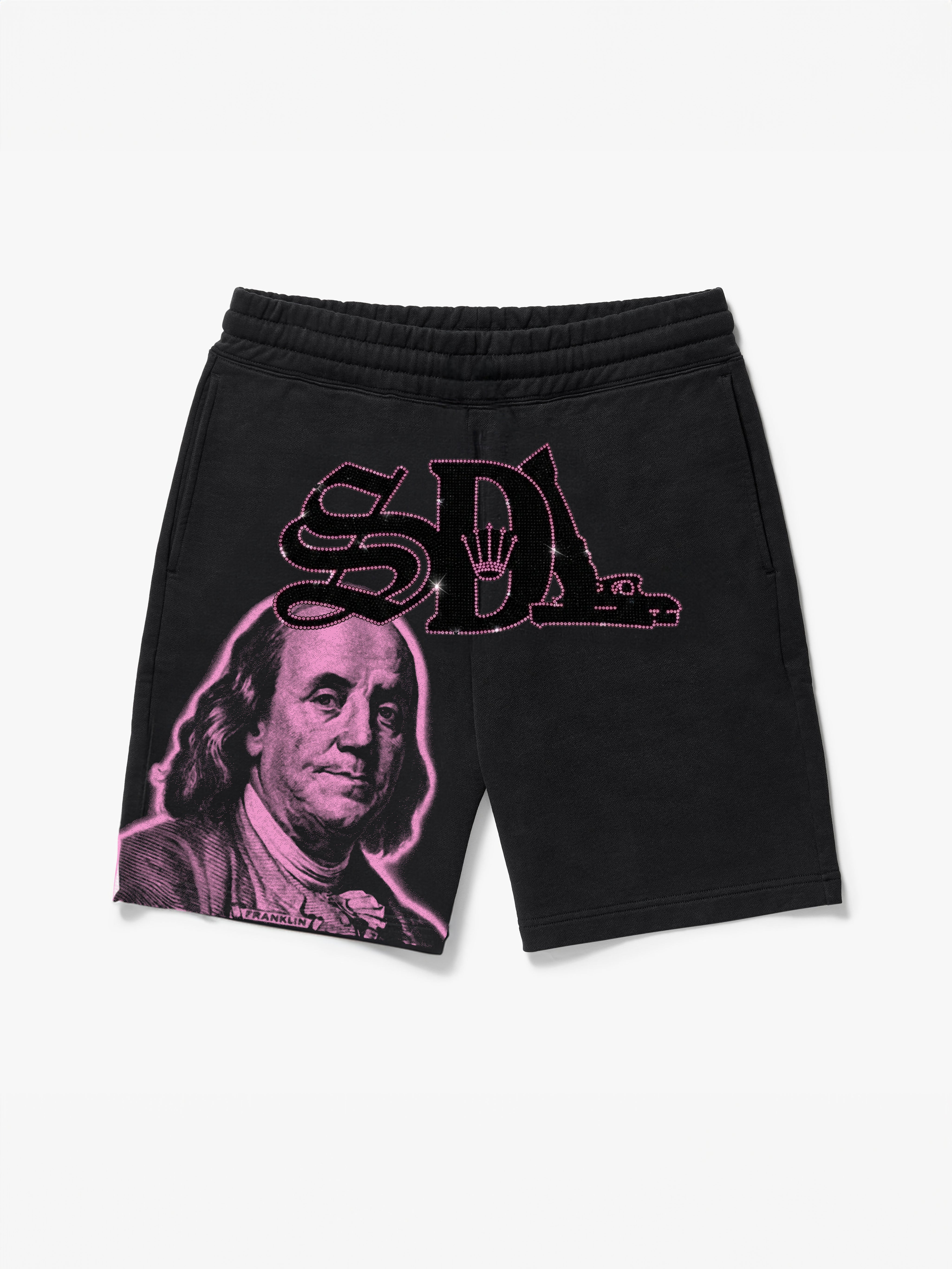 SDL RHINESTONE SHORTS 2