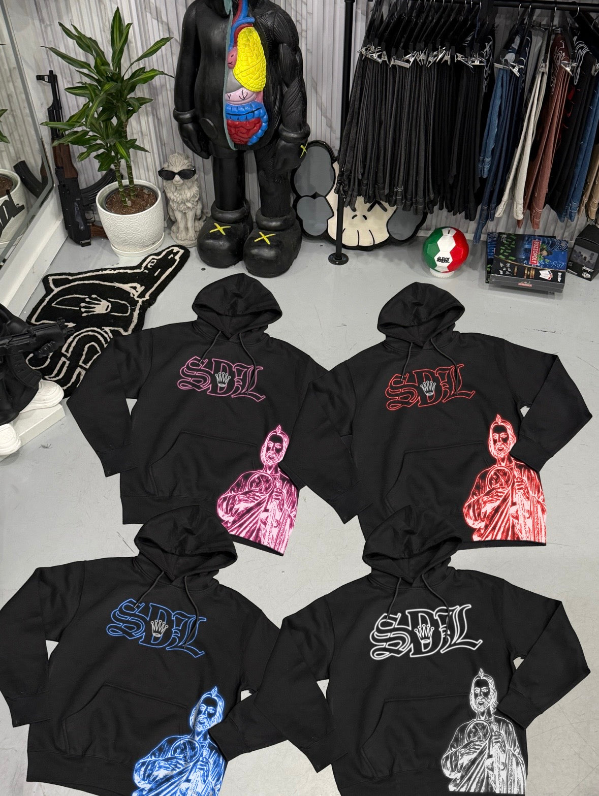 SDL NEON HOODIES - SAN JUDAS