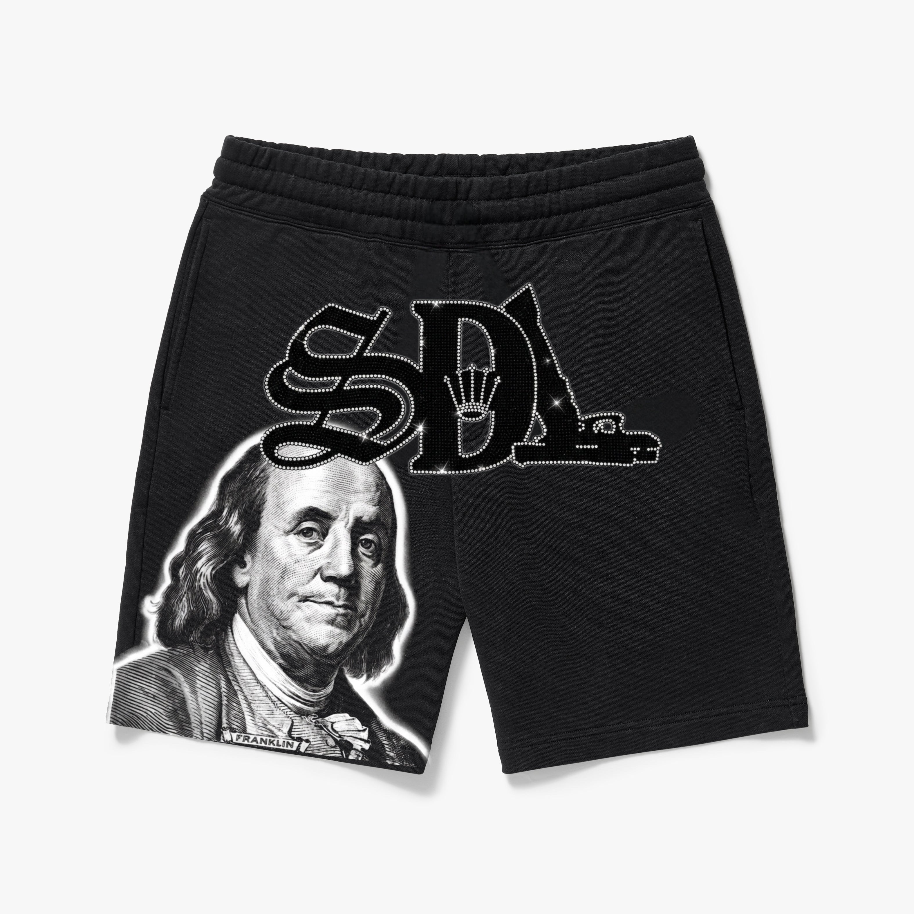 SDL RHINESTONE SHORTS 2