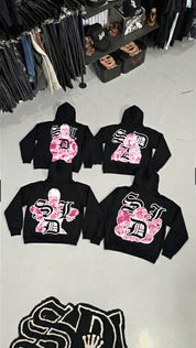SDL PINK CAMO HOODIES