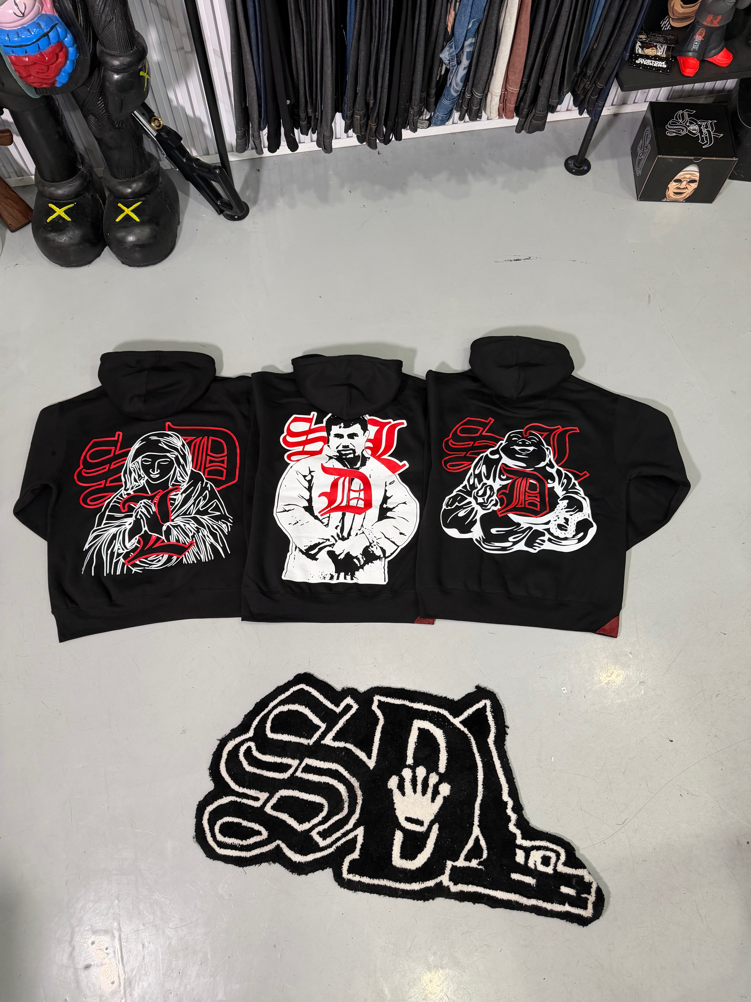 SDL RHINESTONE HOODIES 4