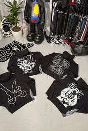 SDL BLACK ZIP UPS - WHITE