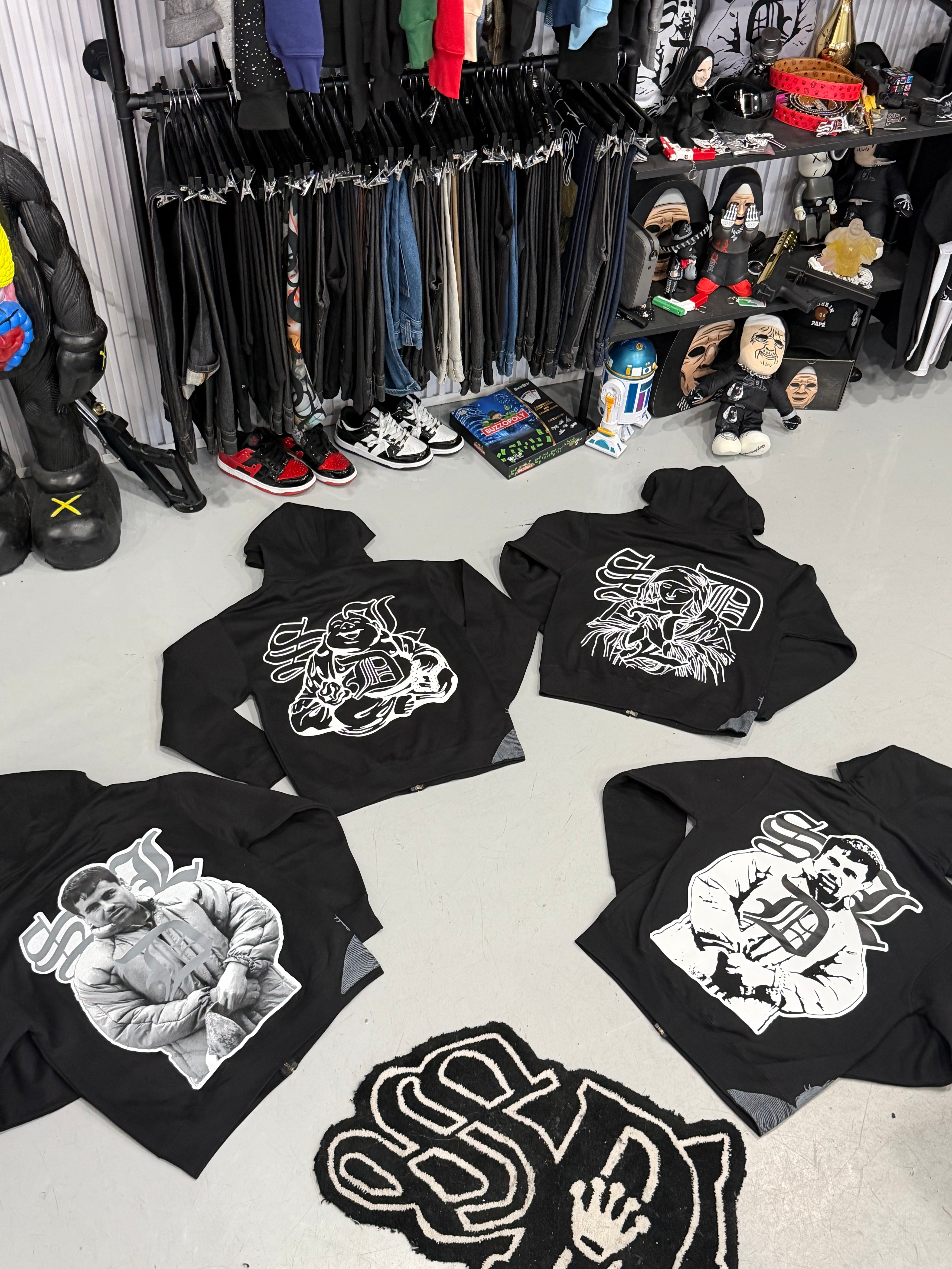 SDL RHINESTONE ZIP UP