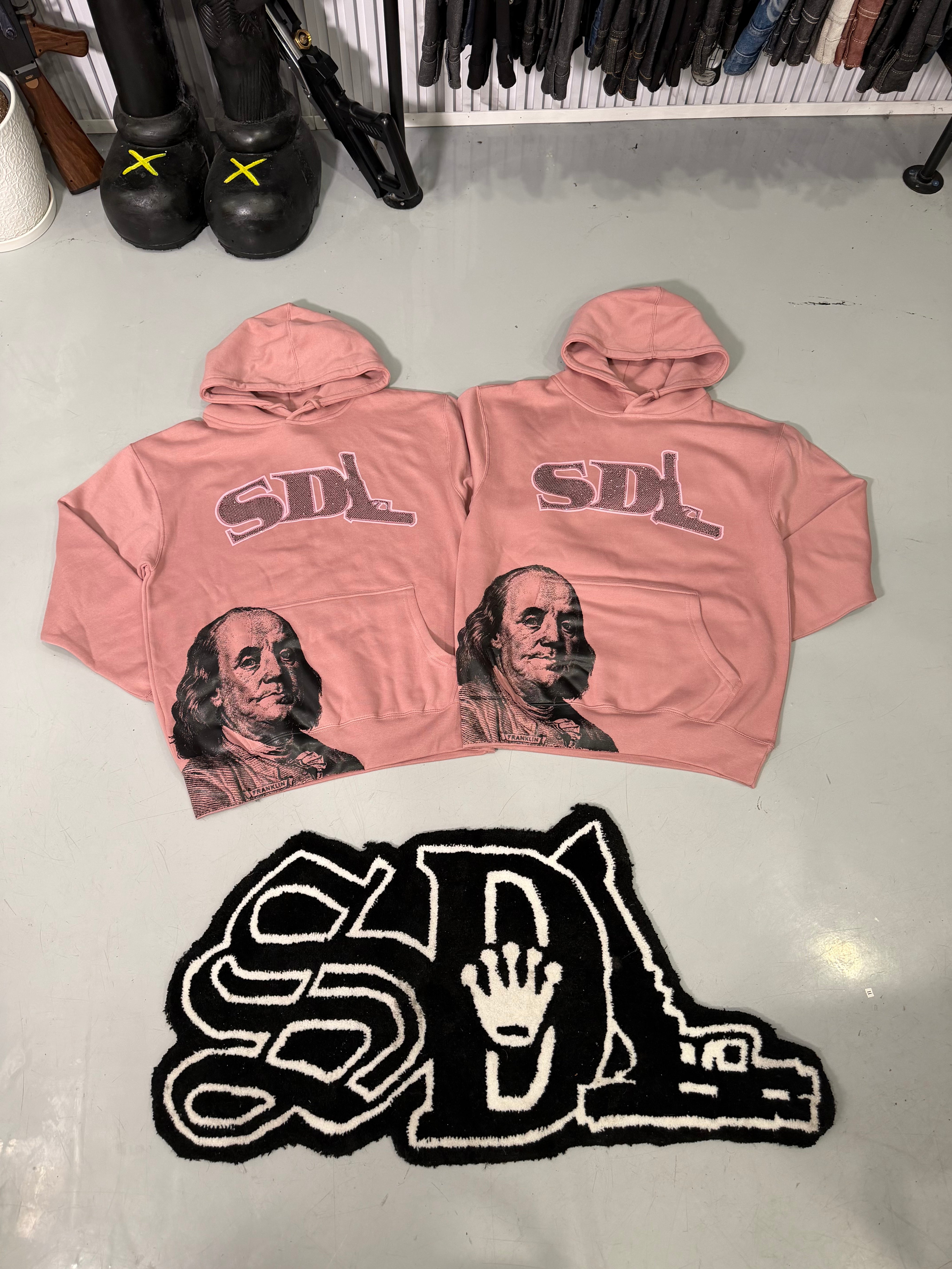 SDL PINK HOODIES
