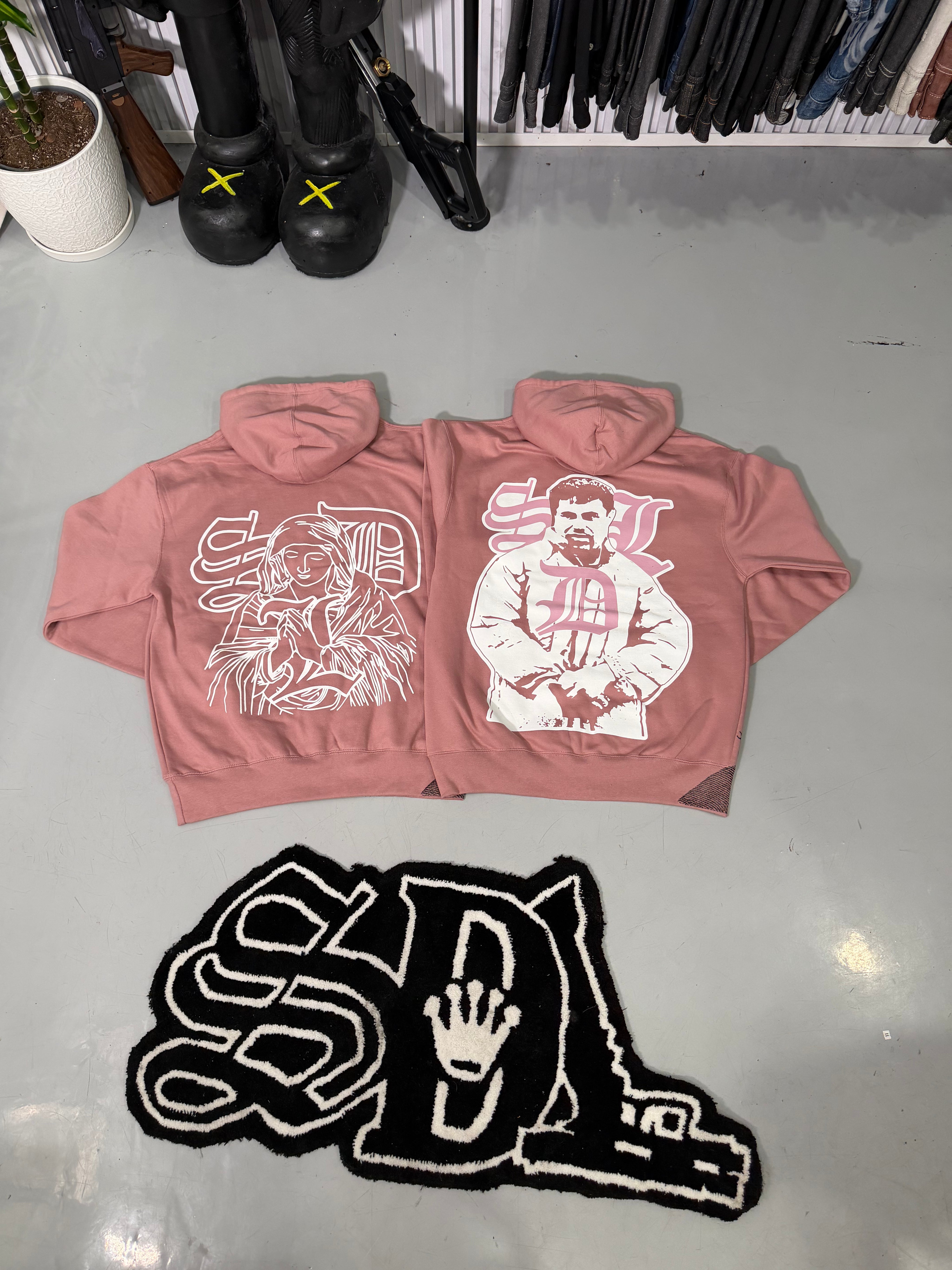 SDL PINK HOODIES